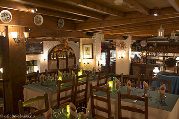 im Restaurant Santa Maria in Obernai