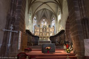 der Hochaltar in der Eglise Ste-Croix von Kaysersberg