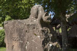 Katze im Park von Le Hohwald