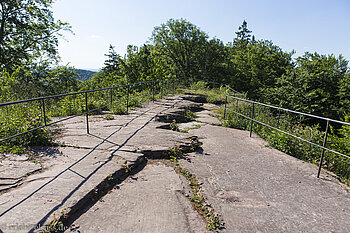 Plateau der Ruine Löwenstein