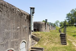 Schirmlafettenbatterie vom Fort Mutzig