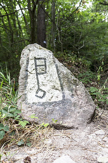 Schlüsselstein bei Husseren les Châteaux