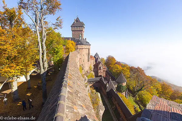 Herbststimmung auf der Hoh-Koenigsbourg