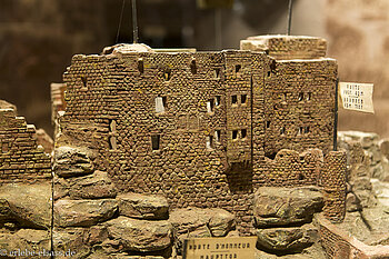 Modell der Ruine Hohkönigsburg im heutigen Bugmuseum
