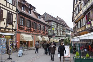 Fußgängerzone von Obernai bzw. Oberehnheim