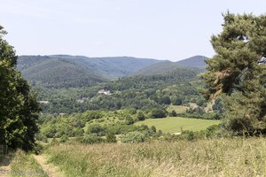 Blick über das Tal der Lauter