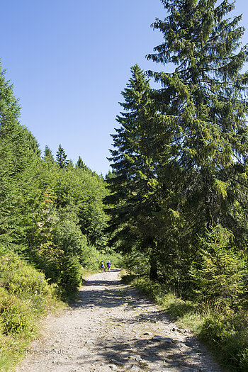Wanderung zwischen Dreieck und Lac Vert