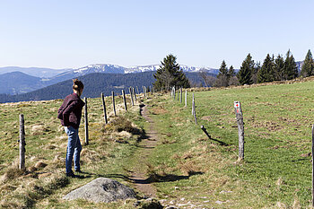 Wanderin auf dem Kraywasen