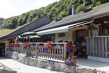 Terrasse der Ferme-Auberge du Stroberg