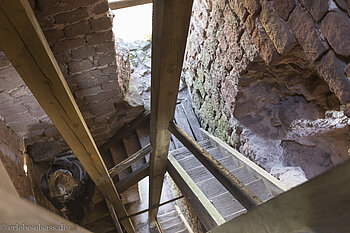Treppenkonstruktion im Turm der Greifenstein
