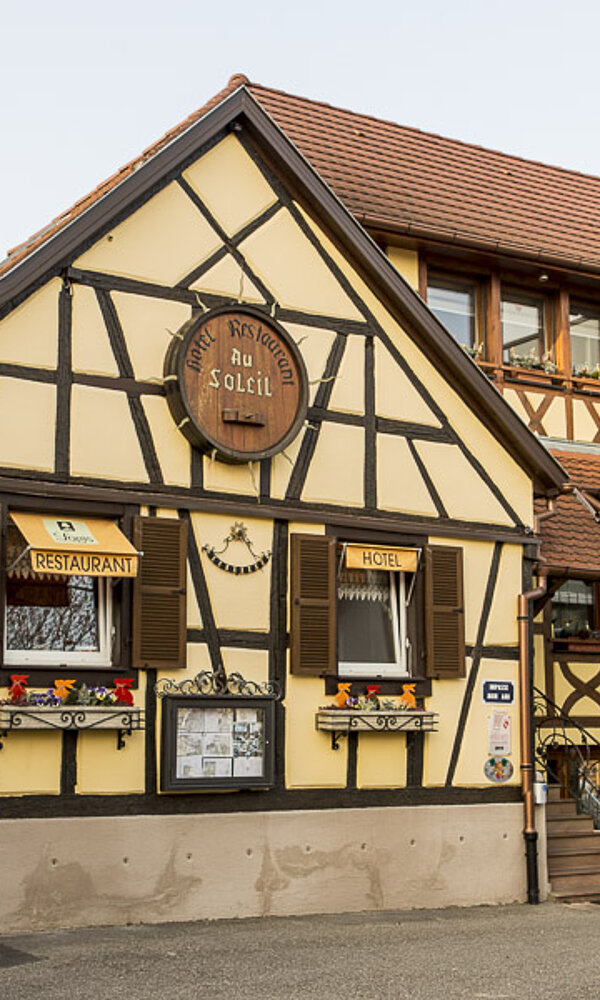 Hotel Restaurant Au Soleil in Wettolsheim, Elsass