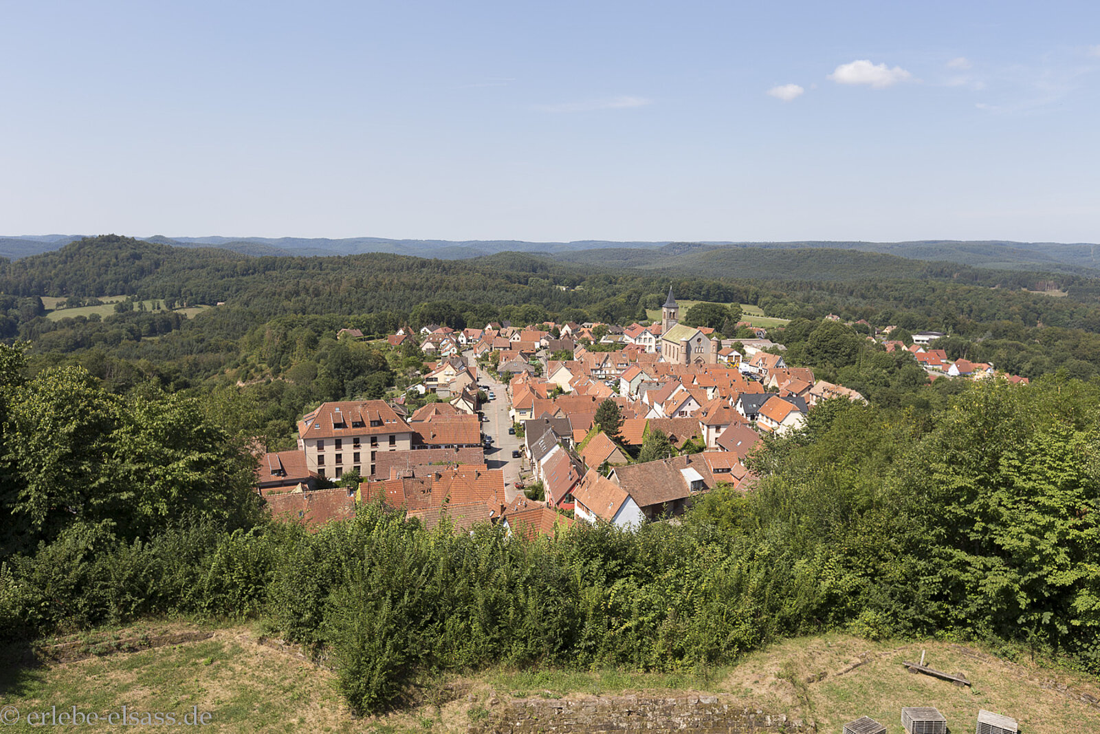 Aussicht von der Burg Lichtenberg