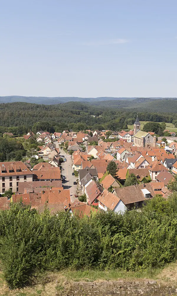 Aussicht von der Burg Lichtenberg