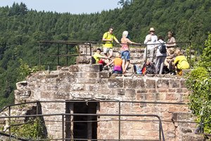 Wandergruppe auf dem Wasigenstein