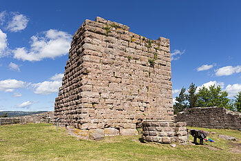Bergfried im Château Hohnack 