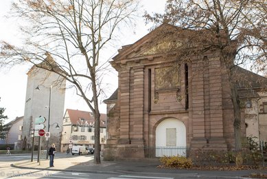 das Straßburger Tor in Sélestat