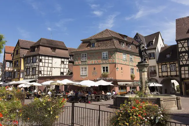 am Platz des Koifhus in Colmar