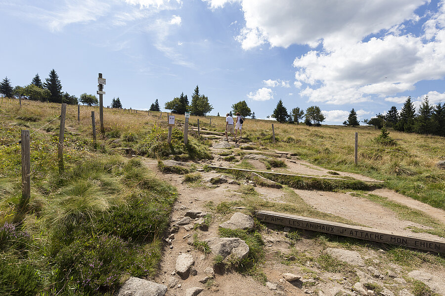 Aufstieg zum Gazon du Faing