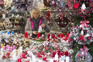 Adventskränze und Gestecke in Colmar