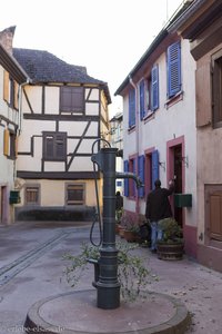 Brunnen im Gänsegässchen von Sélestat