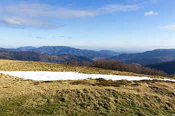 Aussicht vom Elsässer Belchen