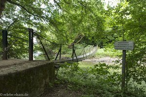 Hängebrücke über den Oberriedgraben