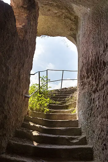 Treppengang auf die Klein-Arnsberg
