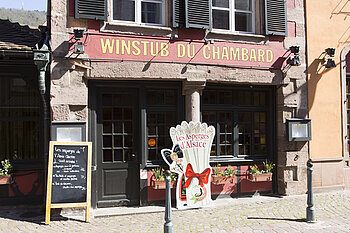 Winstub in der Altstadt von Kaysersberg