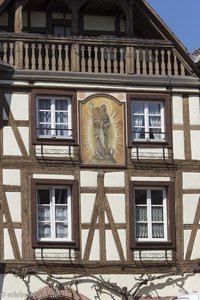 Fachwerkhaus in Kaysersberg im Elsass