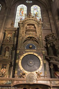 die astronomische Uhr im Straßburger Münster