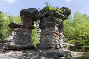 Teufelspforte unterhalb des Rocher de Mutzig