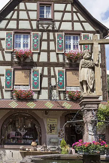 Konstantin-Brunnen in Kaysersberg
