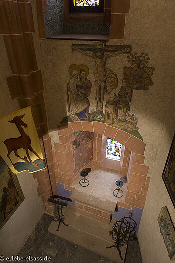 Zweigeschossige Burgkapelle der Hohkönigsburg