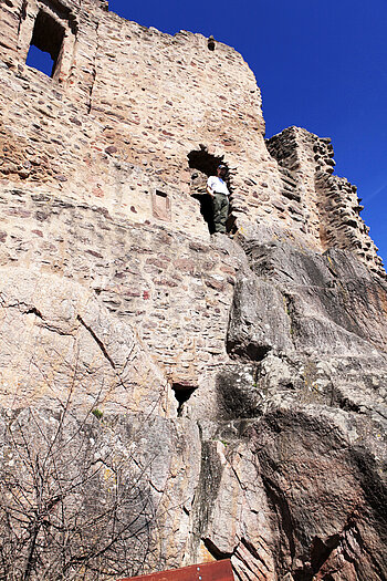In der Burgruine Girsberg