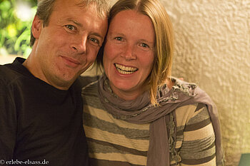 Beim Abendessen im Sainte-Odile