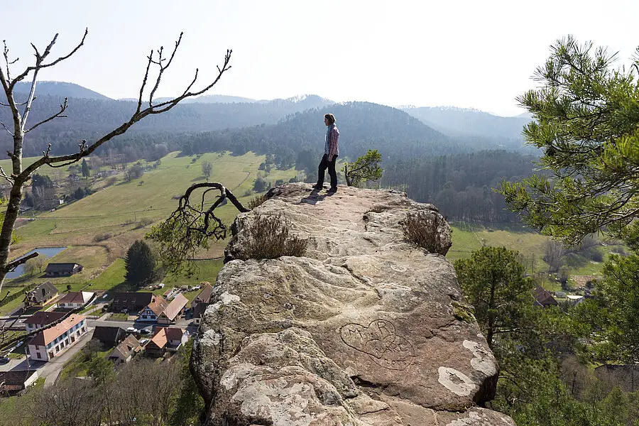 Zugang zum Wachtfelsen 