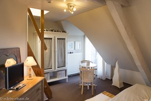 verwinkeltes Zimmer im Hotel Belle Vue bei Vœgtlinshoffen