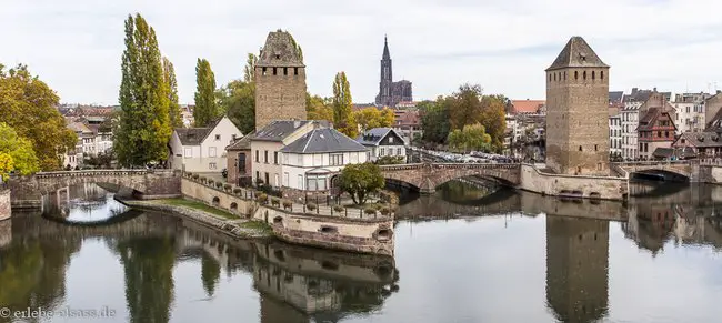 die Ponts Couverts in Strasbourg