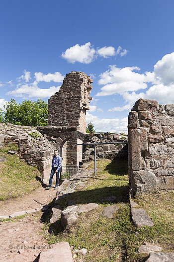 Zugang in die Burg Klein-Hochack