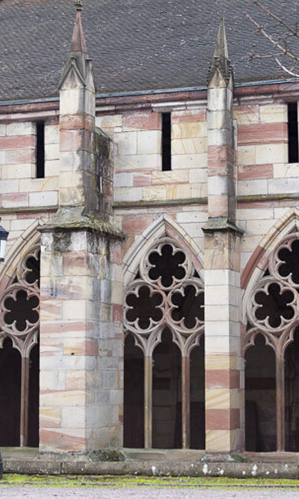 gotischer Kreuzgang der Eglise St-Pierre-et-St-Paul