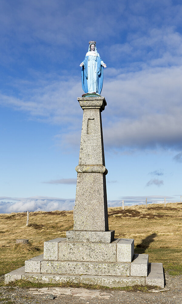 Madonnen-Statue auf dem Elsässer Belchen