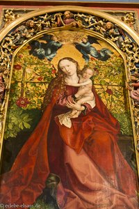 »Madonna im Rosenhag« von Martin Schongauer