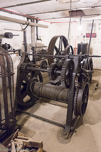 Bis heute erhaltene alte Technik in der Festung