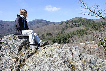 Rast auf dem Hirtzenstein