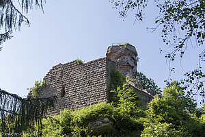 die Hohenbourg in der Gegend von Lembach