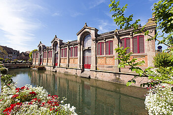 die Dauerhafte Markthalle von Colmar - Marché couvert