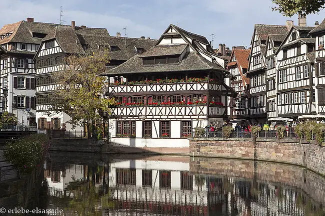 Fachwerk in La Petite France von Strasbourg