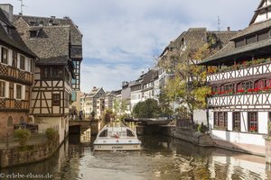 die Drehbrücke über den Ill-Kanal bei Strasbourg