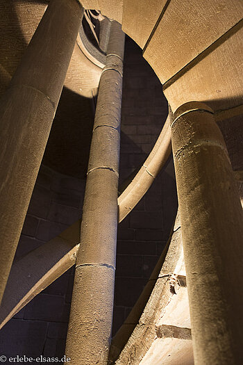 Treppenaufgang zu den oberen Gemächern der Thiersteins