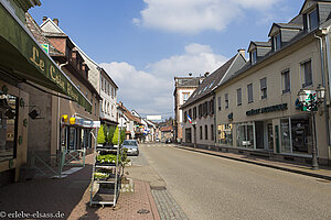 in den Gassen von Schirmeck